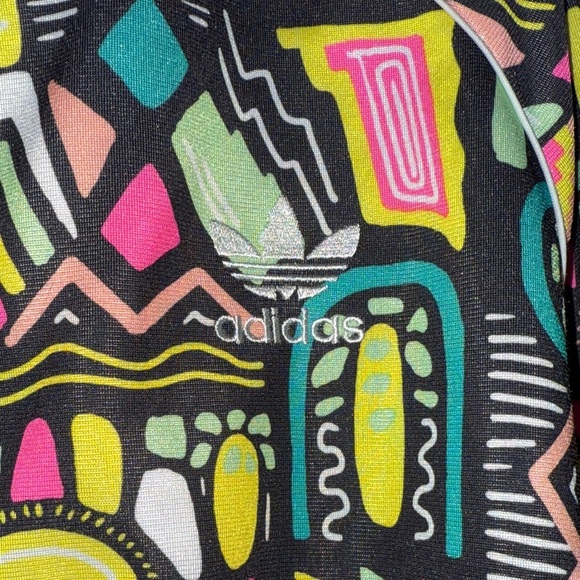 Adidas | Retro Geometric Track Jacket Size Small Athletic Streetwear Sporty - Picture 9 of 13